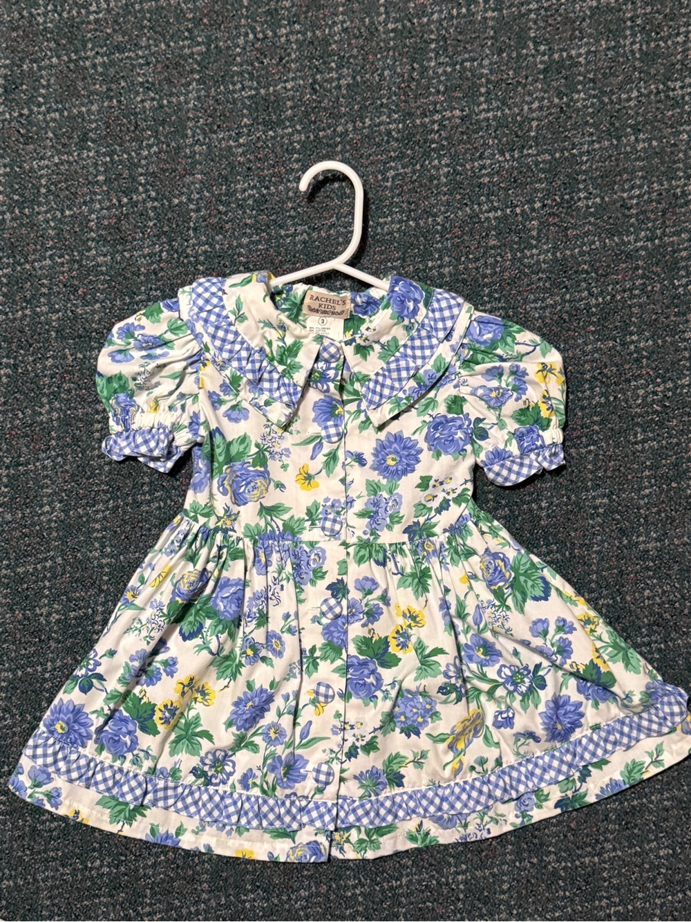 Vintage Rachel’s Kids Floral Dress Girls Size 3T